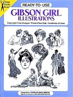 Ready-to-Use Gibson Girl Illustrations (Clip Art Series)