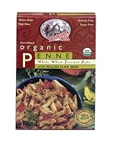 Hodgson Mill Organic Whole Wheat Penne with Milled Flaxseed, 12-Ounce Boxes (Pack of 8)