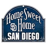 MLB San Diego Padres 10-by-11 Arch Wood Sign