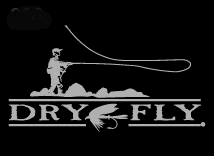 Dry Fly Upstream Images Silver Vinyl Wildlife Car Truck Window Decal Sticker