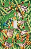 Green Tree Frogs Decorative Switchplate Cover