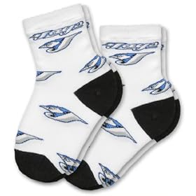 Click here to buy Toronto Blue Jays Kid's Infant Socks (2 Pack).