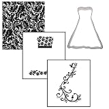 Formal Dress/gown Texture Cookie Cutter Set