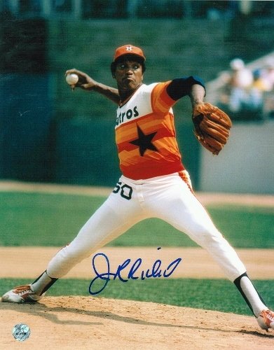 J.R. Richard Houston Astros Autographed/Hand Signed 8x10 Photo