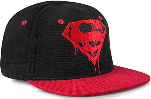 Addict DC Comics Superhero Character Classic Snapback Cap (one size, Superman Danger - Black)