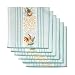 Rose Tree Capricornia Table Linens Set Of 6 Napkins, White