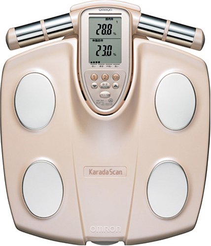 OMRON 体重体組成計 カラダスキャン パールベージュ HBF-354-C