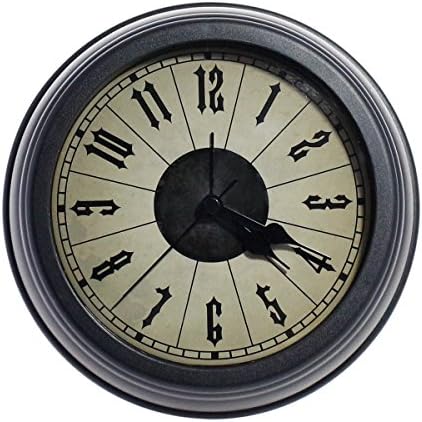 JustNile Antique Classic Style Decorative Wall/ Desk Clock - 6-inch, Classic Roulette Design