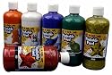 Rich Art Clean Colors Washable Paint Red 16 oz