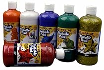 Rich Art Clean Colors Washable Paint Red 16 oz