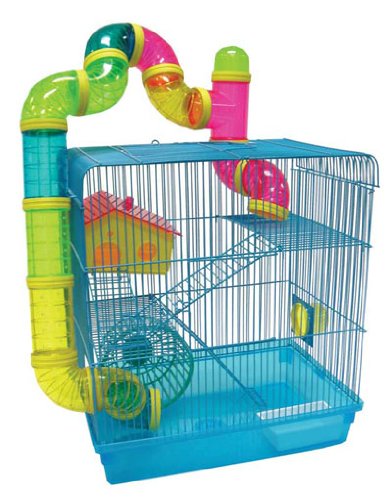 Hamster Rodent Gerbil Mouse Mice Critter Cage - H4294Blu