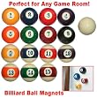 Billiard Ball Magnet Set
