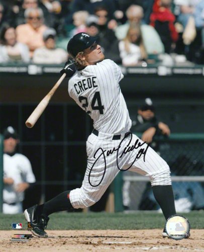 Joe Crede Chicago White Sox - Action - Autographed 8x10 Photograph