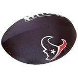 Northwest Houston Texans Football Shaped Beaded Pillow