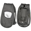 Universal Horizontal Leather Pouch Case - Black for Microsoft Zune 80GB