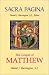 Book The Gospel of Matthew (Sacra Pagina Series, Vol 1)