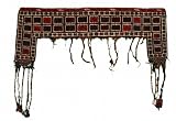 1'10 x 4'7 Red Persian Hand Knotted Wool Balouch Round Rug