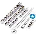 Draper DIY Series 26381 39-Piece 1/4 and 3/8-Inch Socket Set