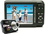 SVP Xthinn-8368 Black 10MP Max 3x Optical Zoom 3 LCD Digital Camera