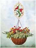 Gallery Art Cardinals Hanging Planter