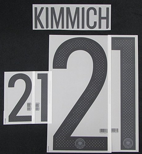 DFB Deutschland KIMMICH Flock für adidas Home Trikot UEFA EM 2016 Qualifikationen FIFA WM 2018