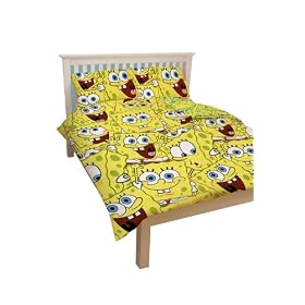 Character World Spongebob Squarepants Heads Double Rotary Duvet Set
