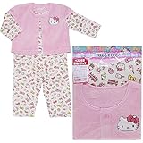 2016年 秋冬 HELLO KITTY ハローキティ ニットキルト ベスト付き 長袖パジャマ ピンク-OC◇100cm