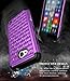 Lumia 640 Case, Style4U Studded Rhinestone Crystal Bling Hybrid Armor Case Cover for Microsoft Lumia 640 with 1 Style4U Stylus [Purple / Black]
