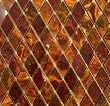 Multi Red Onyx DIAMOND Polished Mosaics Meshed on 12 X 12 Tiles for Kitchen and Bathroom Backsplash, Shower Walls, Bathroom Floors & Walls - FREE SHIPPING