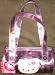 Pink Metallic Hello Kitty Barrel Bag