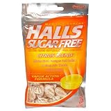 Halls Sugar Free Cough Suppressant Drops, Citrus Blend - 25 ea