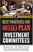 Best Practices for 401(k) Plan Investment Committees