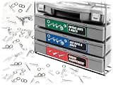 1200 Pc Nut ,Bolt & Washer Assortment Plus Extra Case