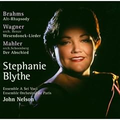Stephanie Blythe - Brahms 'Alt-Rhapsody' � Wagner 'Wesendonck-Lieder' � Mahler 'Der Abschied'