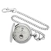 Charles-Hubert, Paris Stainless Steel Automatic Pocket Watch