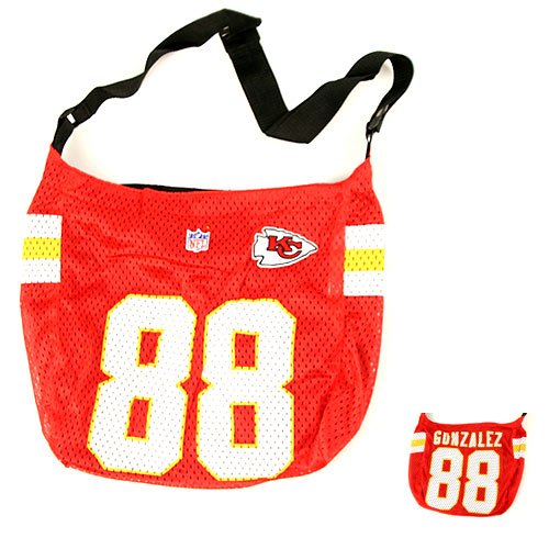 Kansas City Chiefs NFL Gonzales #88 Little Earth Jersey Tote Purse