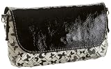Nahui Ollin Pouchette Purse,Black/Butterflies,one size