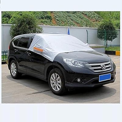 Large Sunshade Car Snow Shield Cover Auto Front Windscreen Rain Frost Windshield Car Cover Dust with Hook Up Cover with mirrors cover