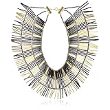 nOir Artisian collar necklace
