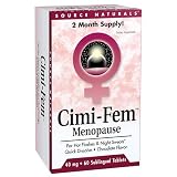 Source Naturals - Cimi-Fem Menopause, 40 mg, 60 sublingual tablets