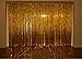 3 ft. X 8 ft. Metallic Gold Foil Fringe Curtains Door Window Curtain Party Decoration- (3' x 8', Gold)
