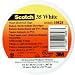 Scotch   Vinyl Electrical Color Coding Tape 35-White-3/4, 3/4 in x 66 ft (19 mm x 20,1 m)