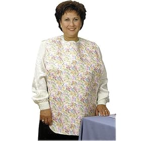 Priva Waterproof Mealtime Protector, Floral