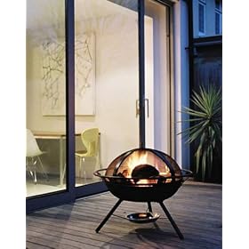 Patio Brazier with Safety Cover