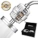 BathBeyond Luxury Shower Head Filter Set 17 Stage Vitamin C Shower Filter For Hard Water Removes Chlorine Fluoride and Improves The Condition of Your Skin, Hair-High Output Water Filter With cartridge