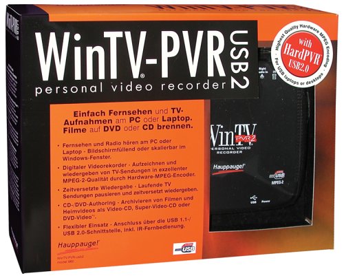 Hauppauge WinTV PVR USB 2.0 externe TV-Karte Hauppauge WinTV PVR USB 2.0 externe TV-Karte