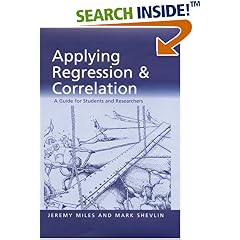 Applying Regression and Correlation: A Guide for Students and Researchers