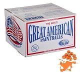 Great American Paintballs Standard Paintballs - 2000 Rounds - Orange Fill