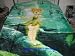 Tinkerbell Disney Mint Green Plush Mink Twin Blanket--Seeing Is Believing