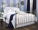Waldorf Aged Brass Finish Full Size Metal Bed